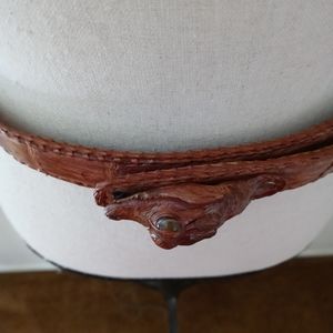 Faux Leather Reptile Belt Very Unique